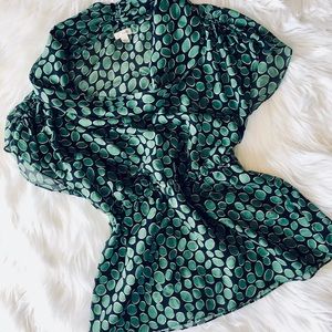 💗Anthro Odille Blouse 100% Silk Sheer Top